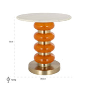 Mesa auxiliar Boann naranja (Naranja)