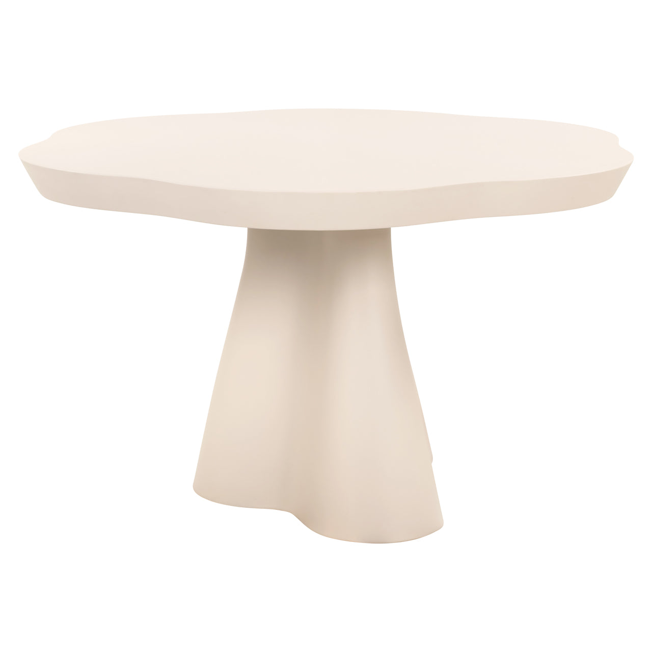 Outdoor dining table Urban Bloom sandstone 140x140