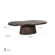 Mesa de centro Odile (Marrón oscuro)