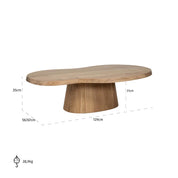Mesa de centro Riva (Roble natural)