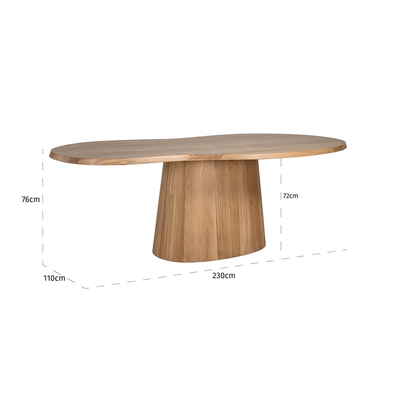Mesa de comedor Riva 230 (Roble natural)