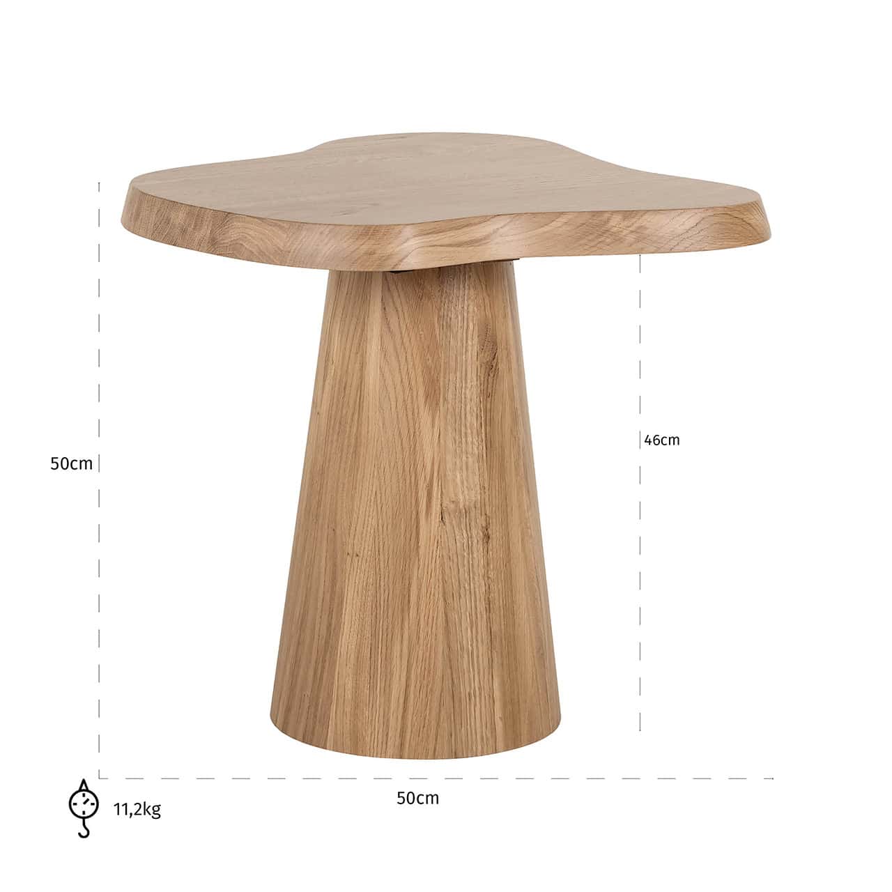 Mesa auxiliar Riva (Roble natural)