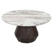 Coffee table Oberoy Blush beige 80Ø