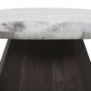 Coffee table Oberoy Blush beige 80Ø