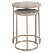 End table Fairfax clay (Set of 2)