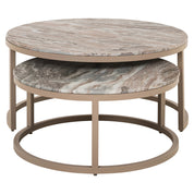 Coffee table Fairfax clay (Set of 2)