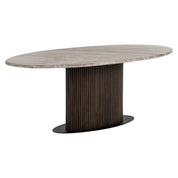 Dining table Rashford Blush beige oval 200