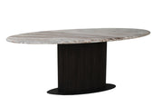 Dining table Rashford Blush beige oval 200