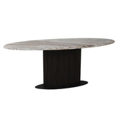 Dining table Rashford Blush beige oval 200