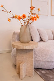 End table Biltmore italian travertine (Beige)