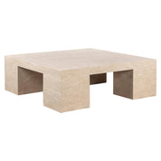 Mesa de centro Biltmore de travertino italiano (beige)
