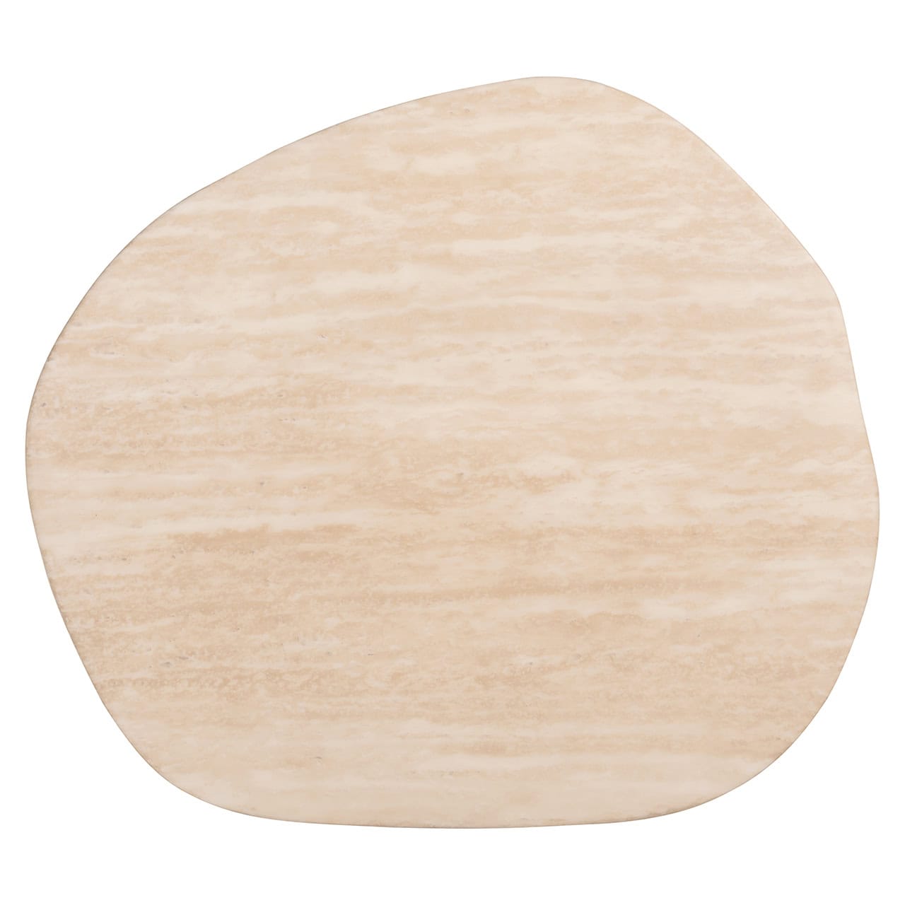 End table Fictus faux travertine (Beige)