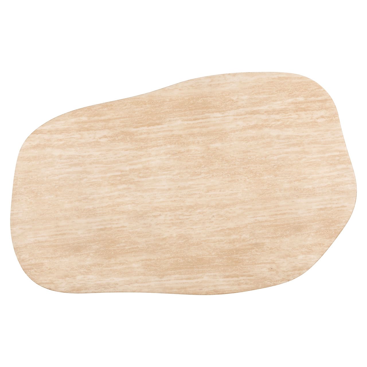 Mesa de centro Fictus 125 imitación travertino (beige)