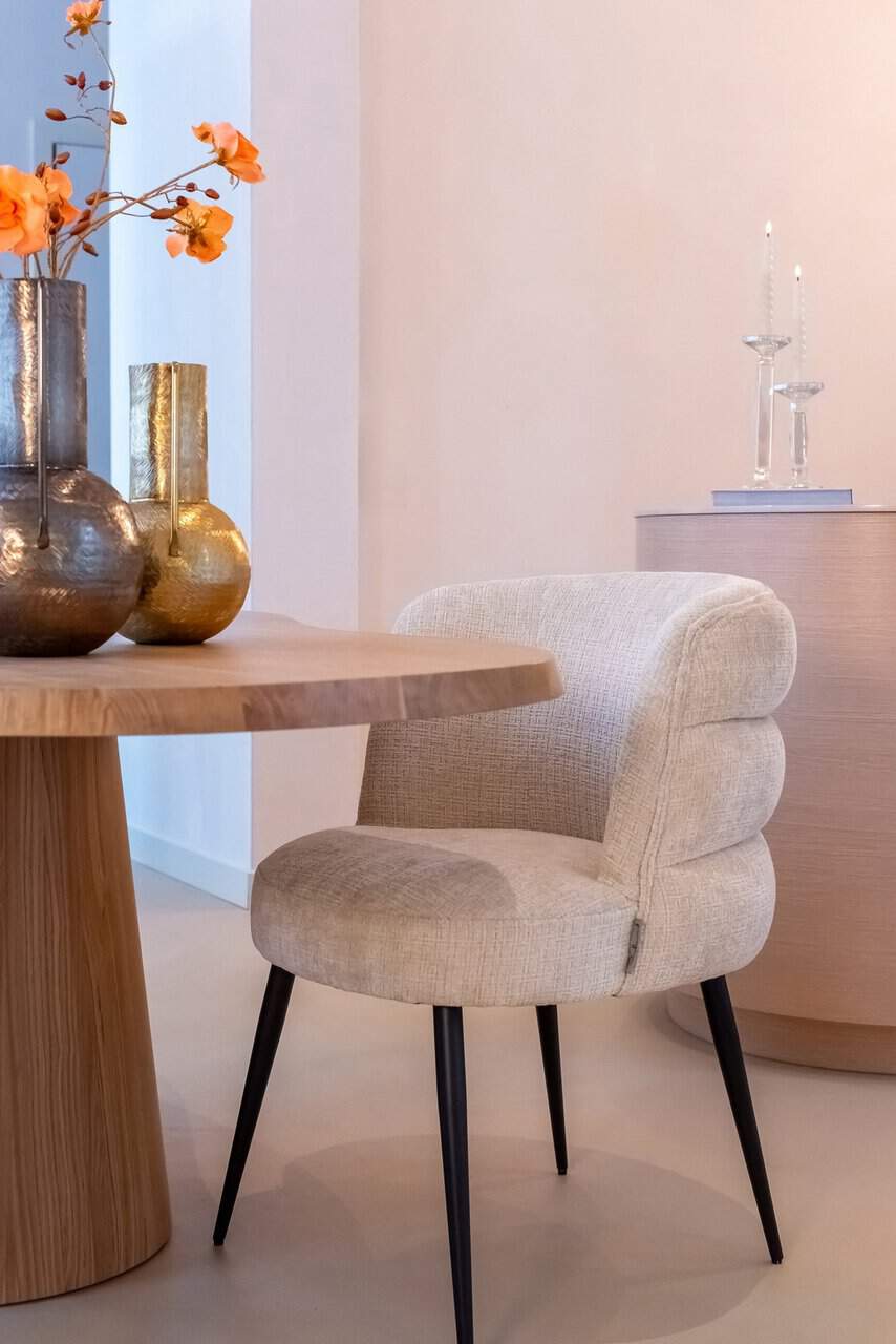 Jarrón Leia pequeño dorado (Oro)