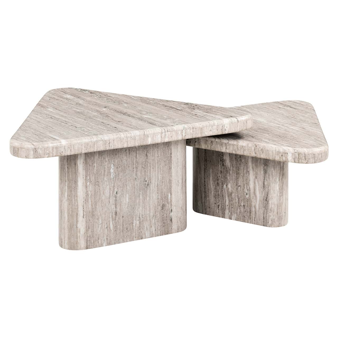 Mesa de centro Dwayne, juego de 2 (arena)