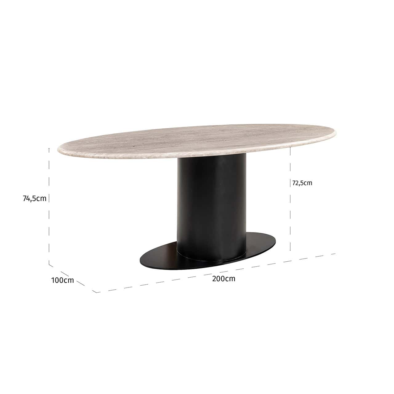 Mesa de comedor Brodman 200 (Arena)