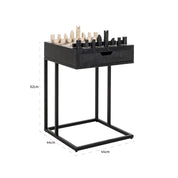 End table Davos black