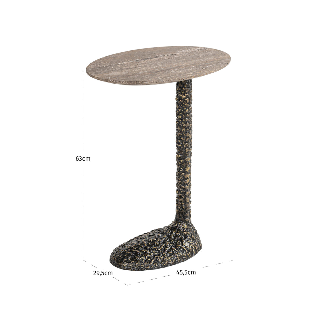 End table Arosa brown