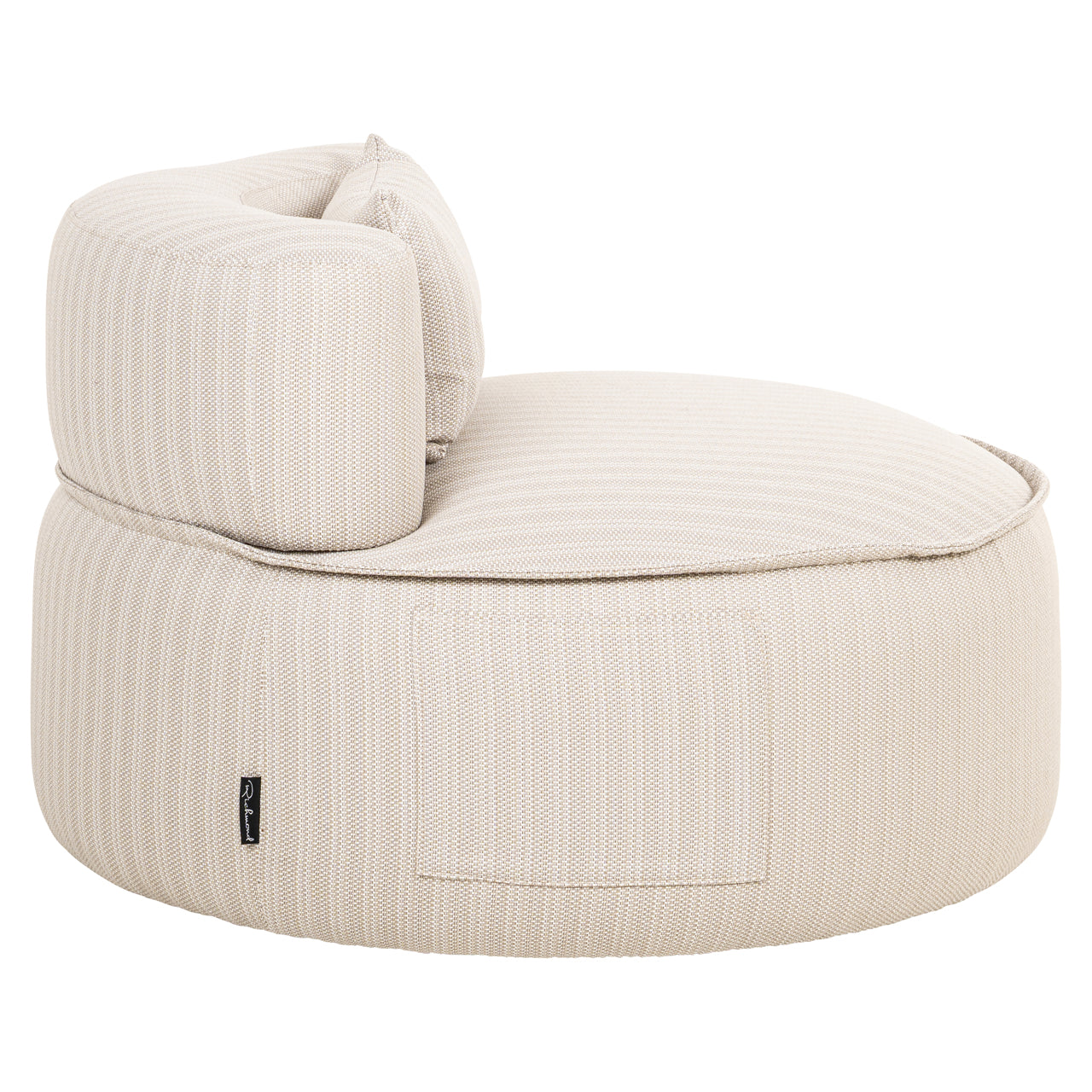 Outdoor lounge chair Nammos beige swivel