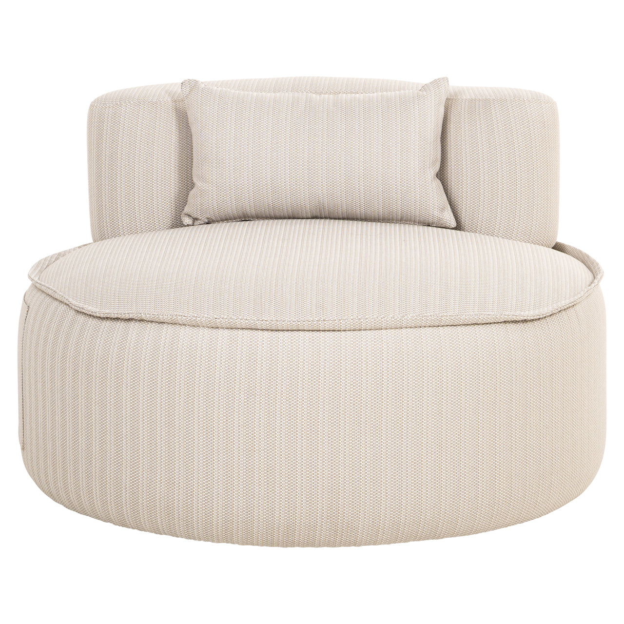 Outdoor lounge chair Nammos beige swivel