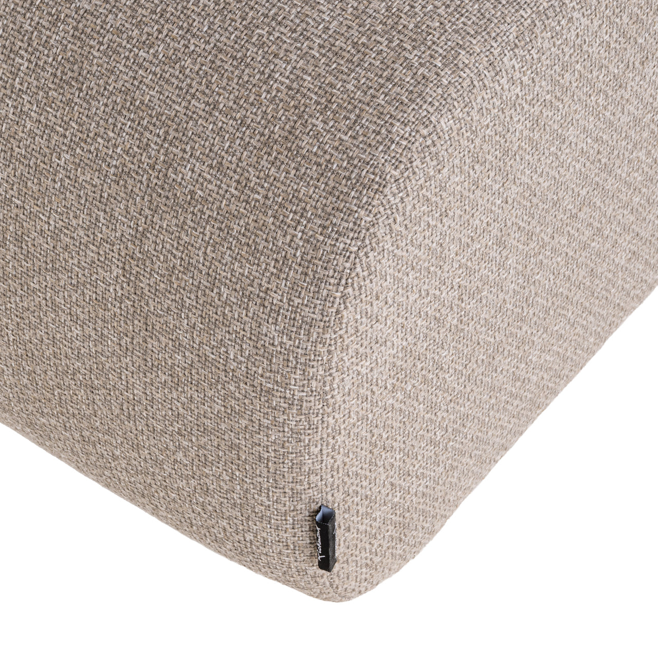 Outdoor pouffe & footstool Dawson greige alpine