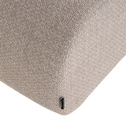 Outdoor pouffe & footstool Dawson greige alpine