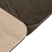 Coffee table Nando brown (Set of 2)