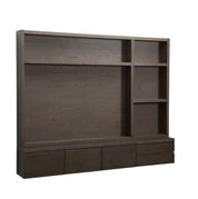 TV cabinet Lachance brown  3-doors 2-drawers
