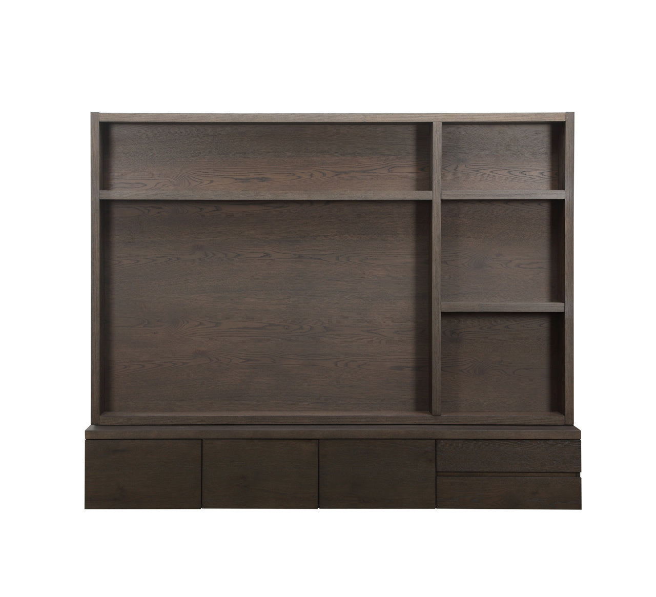 TV cabinet Lachance brown  3-doors 2-drawers