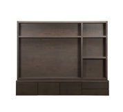 TV cabinet Lachance brown  3-doors 2-drawers