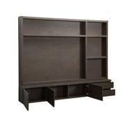 TV cabinet Lachance brown  3-doors 2-drawers