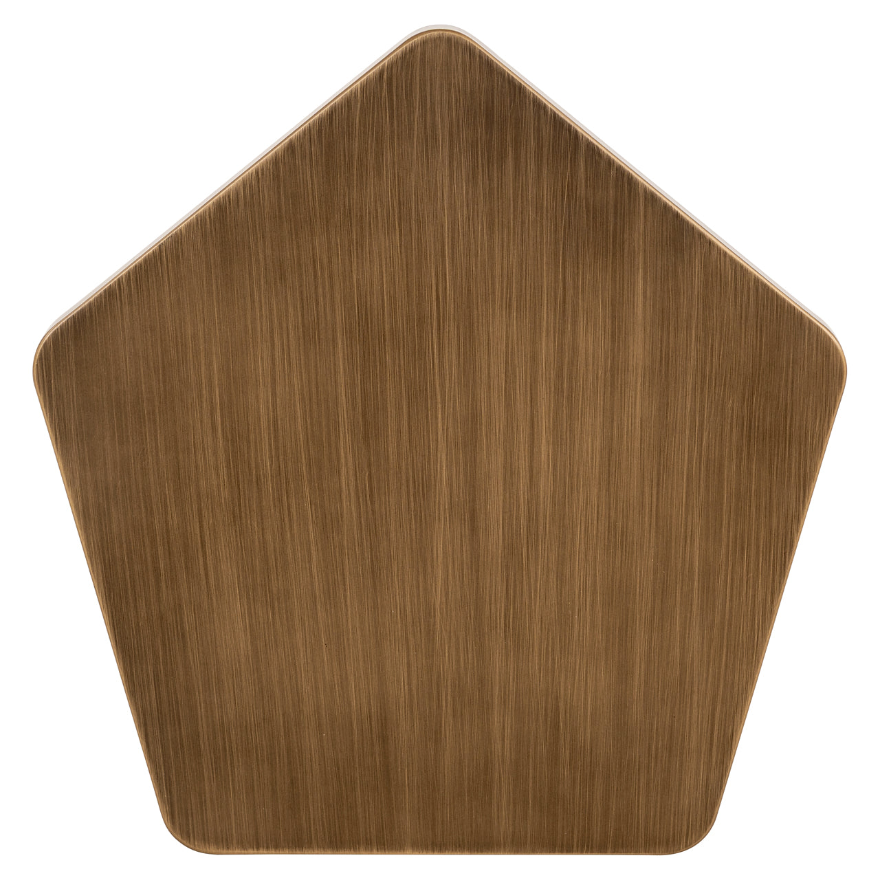 Sofa side table Hexa brushed gold