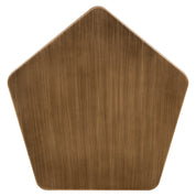 Sofa side table Hexa brushed gold