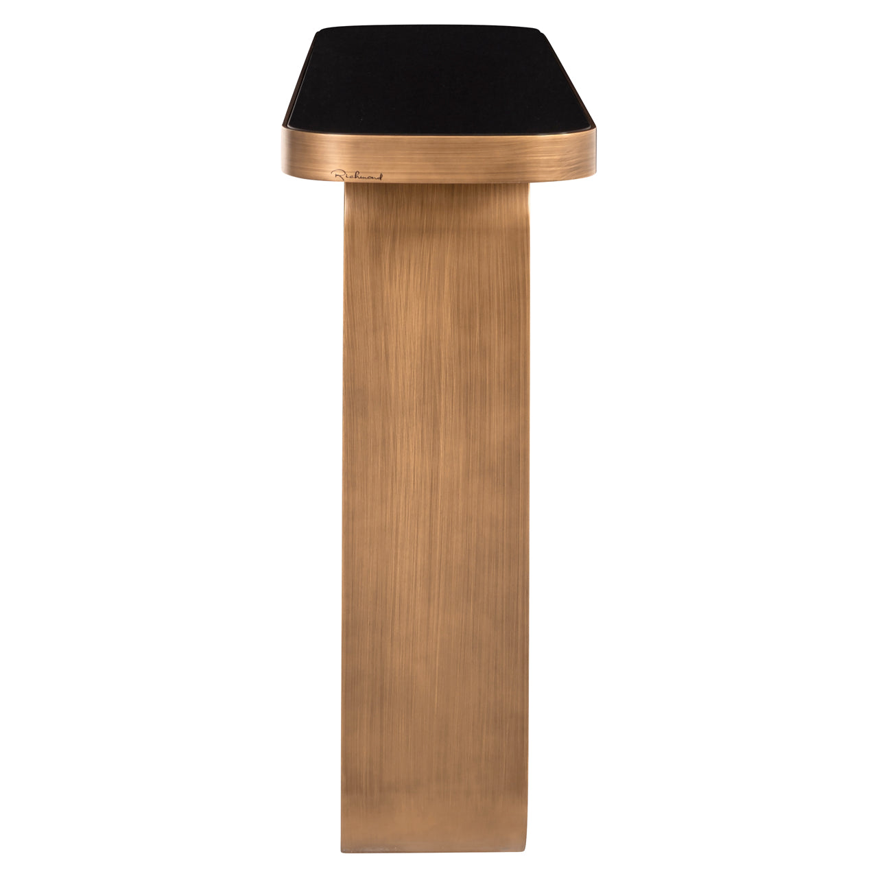 Console Locarno brushed gold
