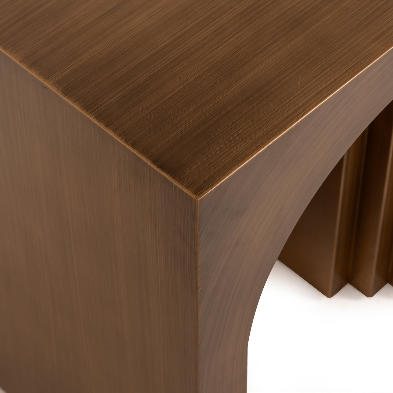 End table Vevey brushed gold