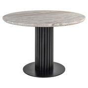 Dining table Nyon Blush beige 120Ø