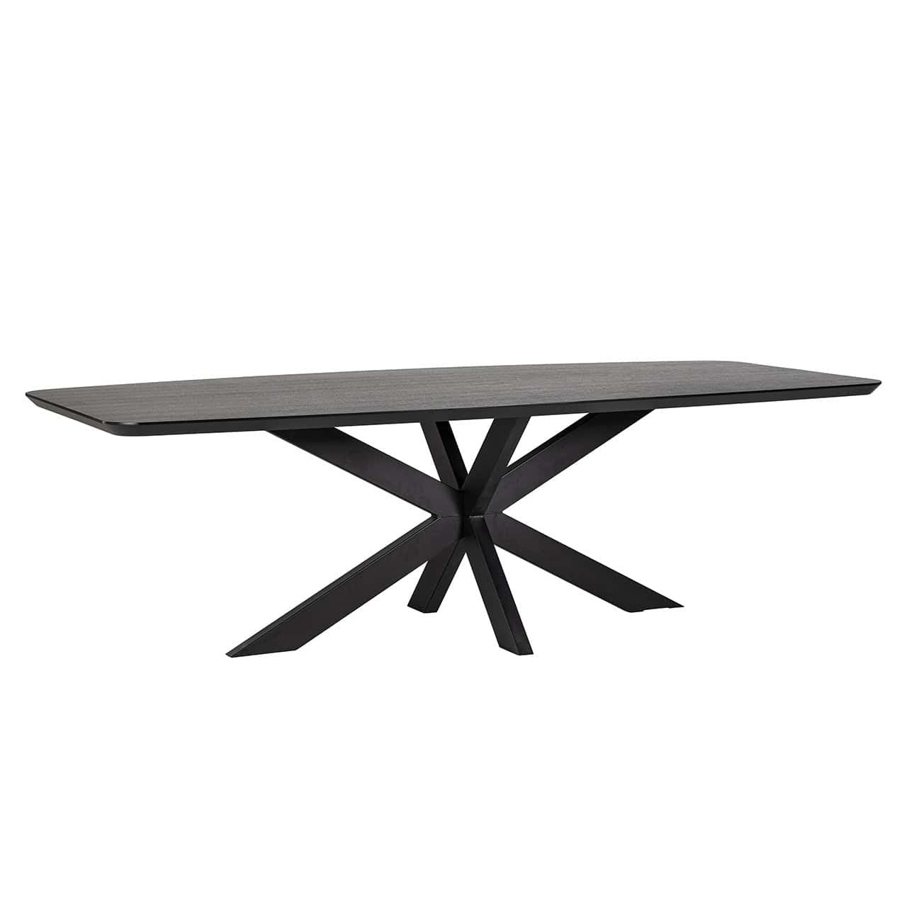 Mesa de comedor Bonvoy negra 235 (Negro)