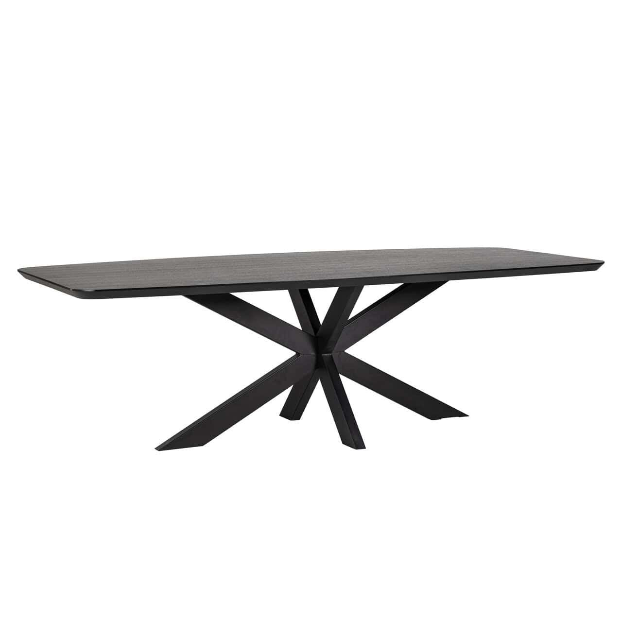 Mesa de comedor Bonvoy negra 260 (Negro)