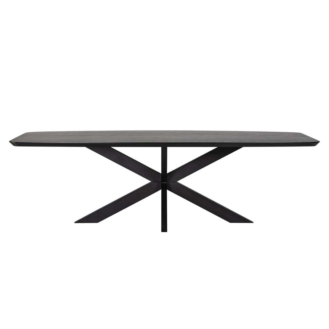 Mesa de comedor Bonvoy negra 260 (Negro)