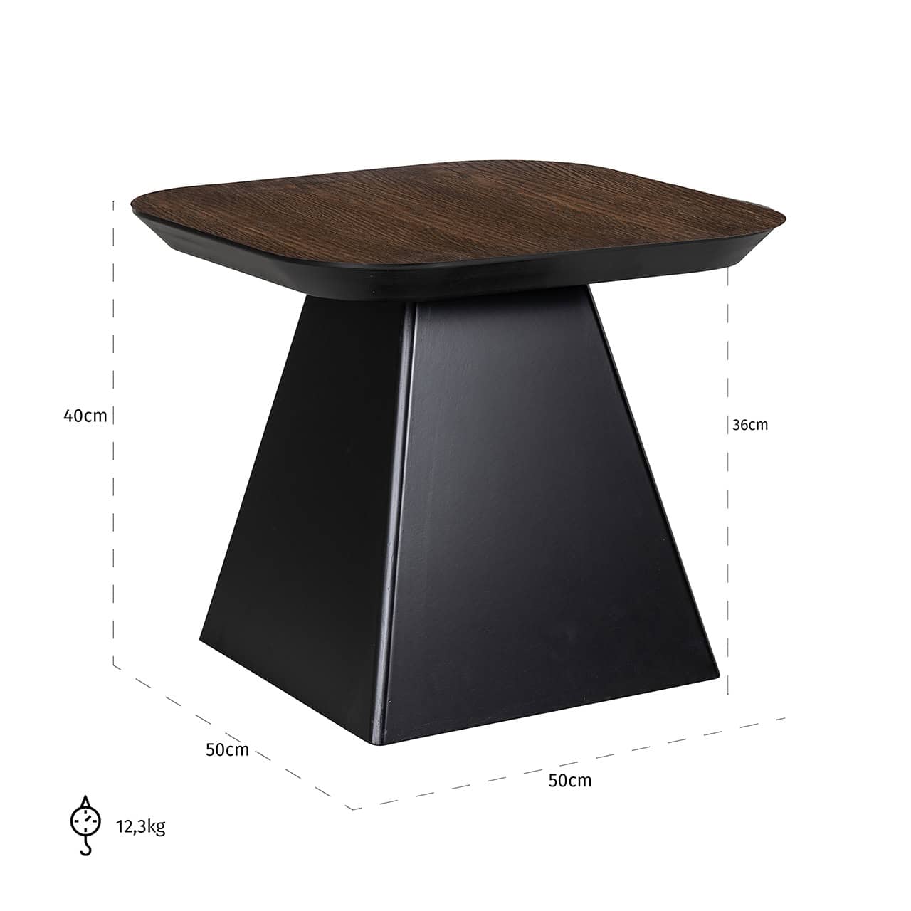 Mesa auxiliar Bonvoy marrón (Marrón)