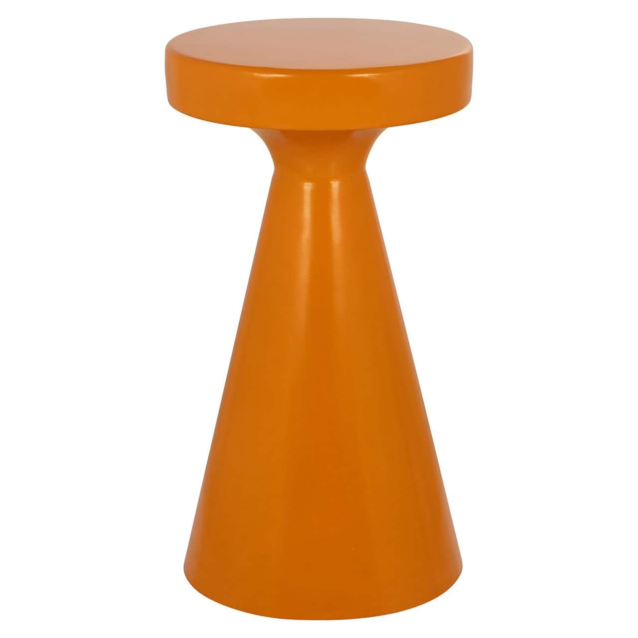 Bijzettafel Kimble donker naranja groot 30Ø