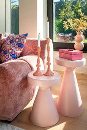 Bijzettafel Kimble roze klein 30Ø (Rosa)