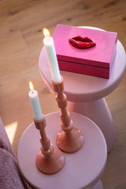 Bijzettafel Kimble roze klein 30Ø (Rosa)