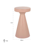 Bijzettafel Kimble roze groot 30Ø (Rosa)