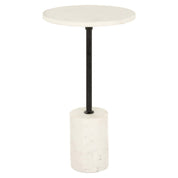 Mesa auxiliar Misty 30Ø (Negro/blanco)
