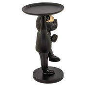 Mesa auxiliar Bullie (Negro/dorado)