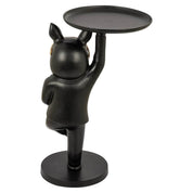 Mesa auxiliar Bullie (Negro/dorado)