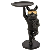 Mesa auxiliar Bullie (Negro/dorado)
