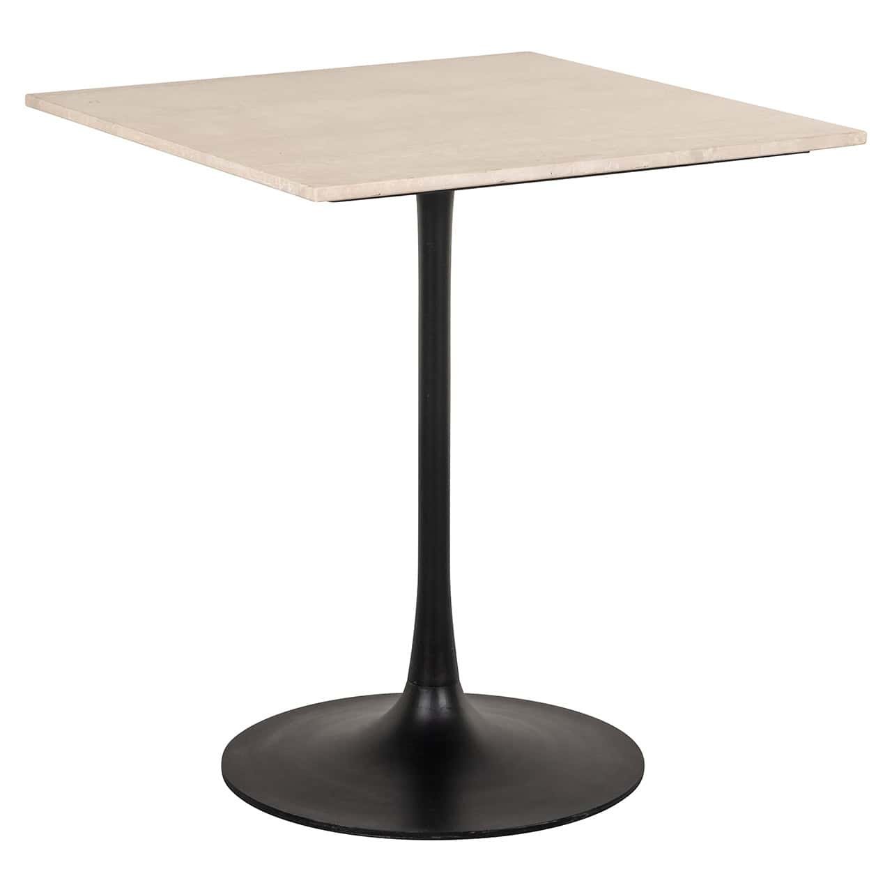 Mesa de bistró Tavolo cuadrada (Beige)