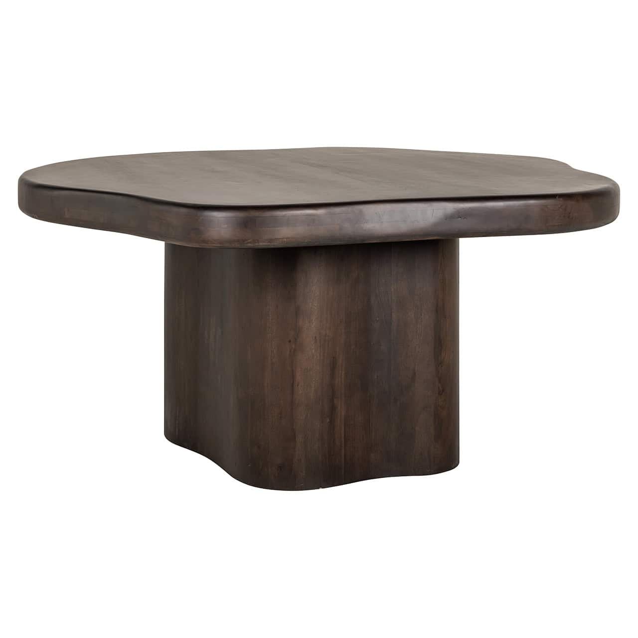 Mesa de comedor Sherman orgánica 152x152 (Marrón)